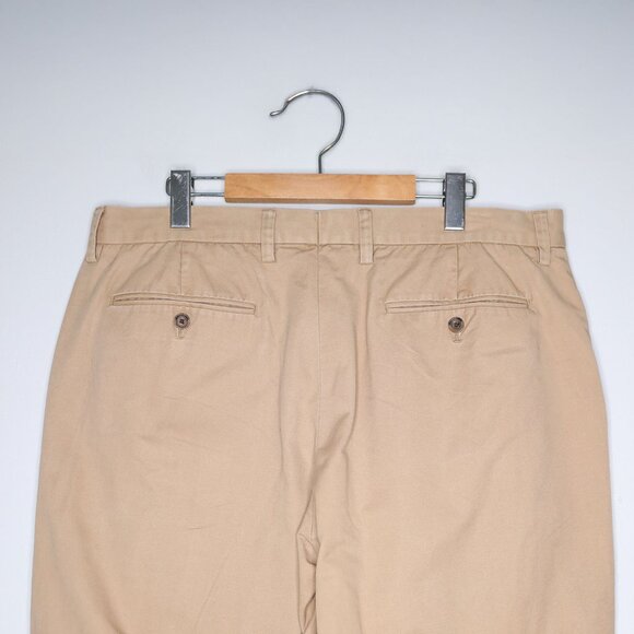 J.Crew Mens Bedford Khaki Pants 100% Cotton Slacks Tan Classic Office Golf - Picture 9 of 12